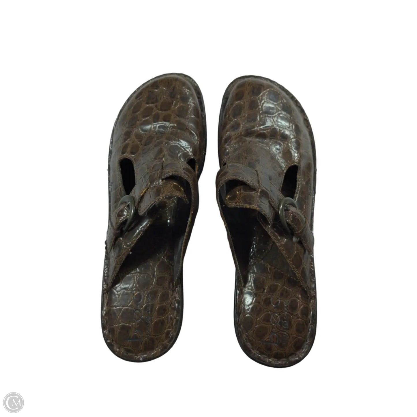Shoes Heels Block By Boc In Brown, Size: 10
