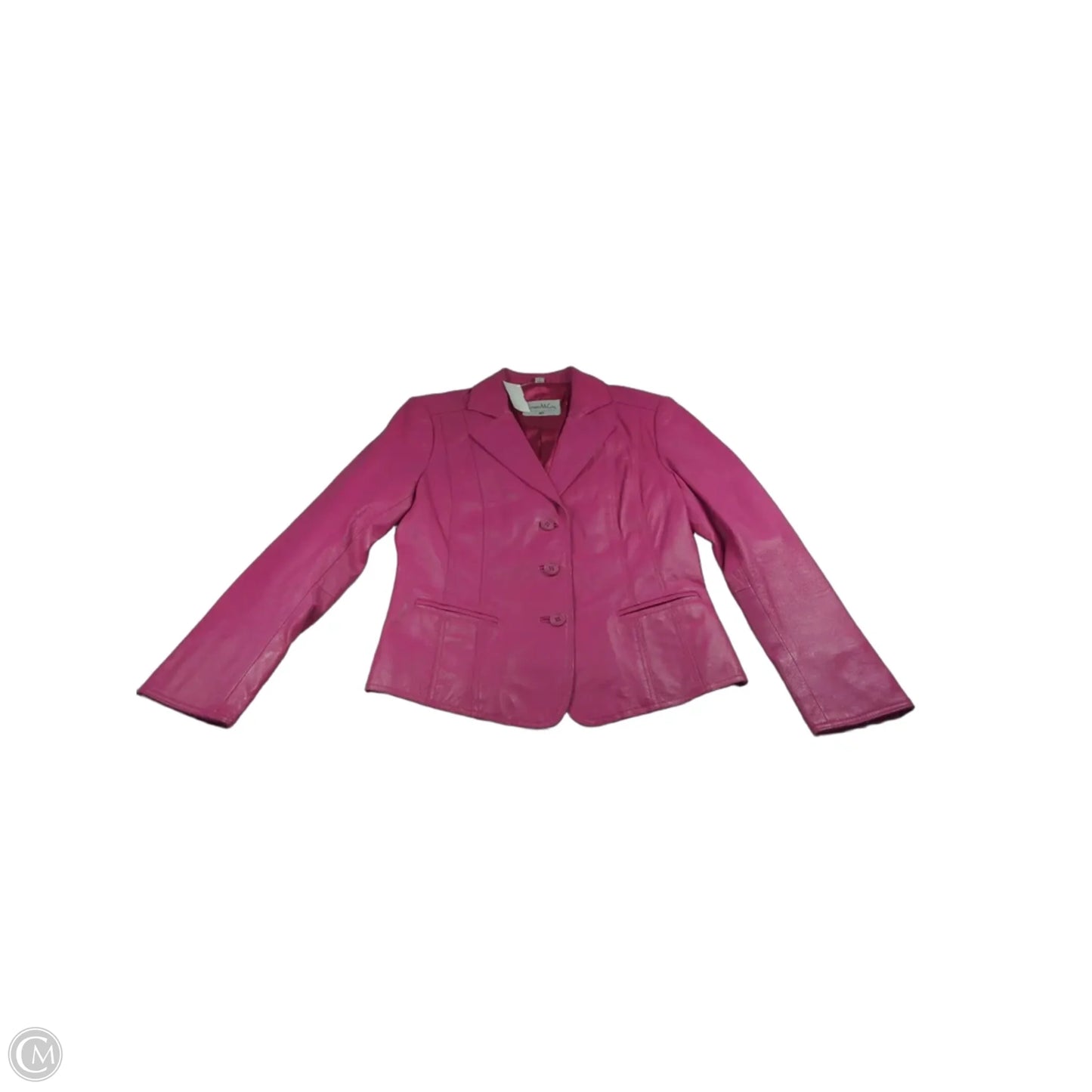 Jacket Leather By Pamela Mccoy In Pink, Size: S