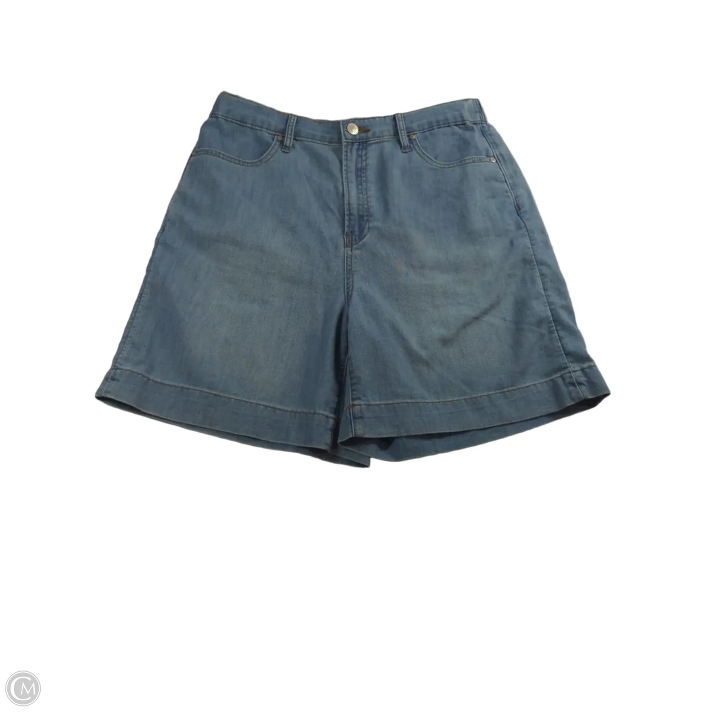 Shorts By Chicos In Blue Denim, Size: 10