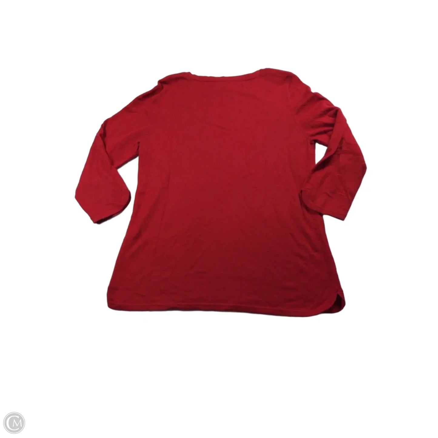 Sweater By Chicos In Red, Size: 0