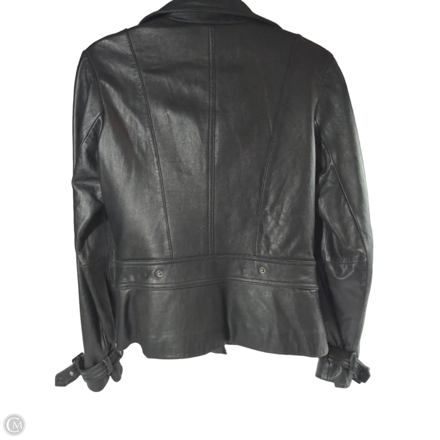 Jacket Leather By Kenneth Cole In Black, Size: Xs