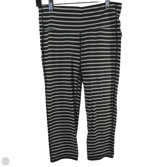 Athletic Leggings Capris By Athleta In Striped Pattern, Size: S
