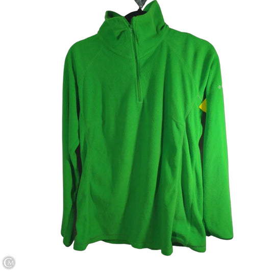 Sweatshirt Collar By Columbia In Green, Size: L