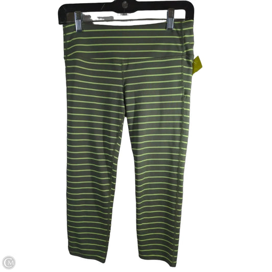 Athletic Leggings Capris By Athleta In Striped Pattern, Size: S