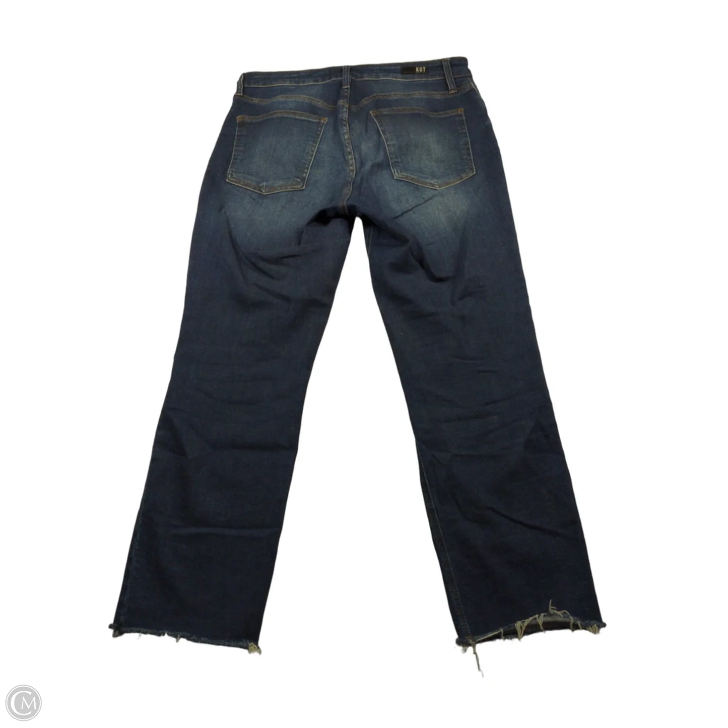 Jeans Straight By Kut In Blue, Size: 12