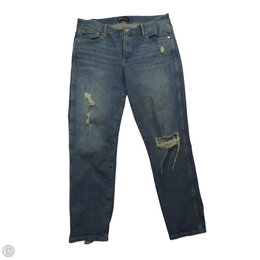Jeans Straight By Gap In Blue, Size: 14