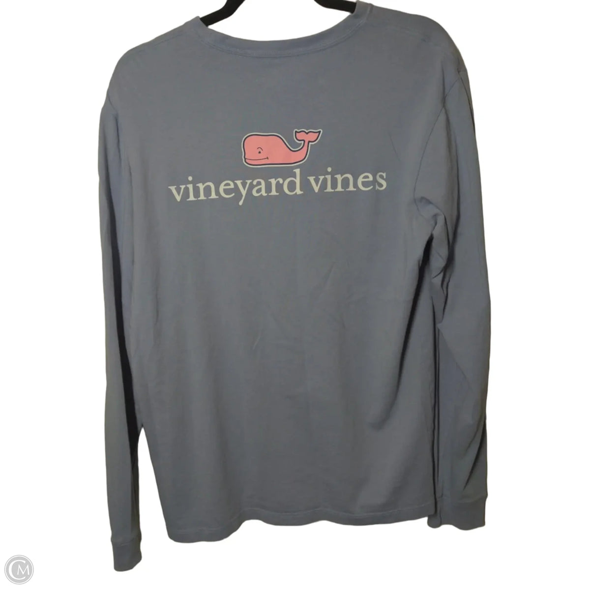 Top Long Sleeve Basic By Vineyard Vines In Grey, Size: S