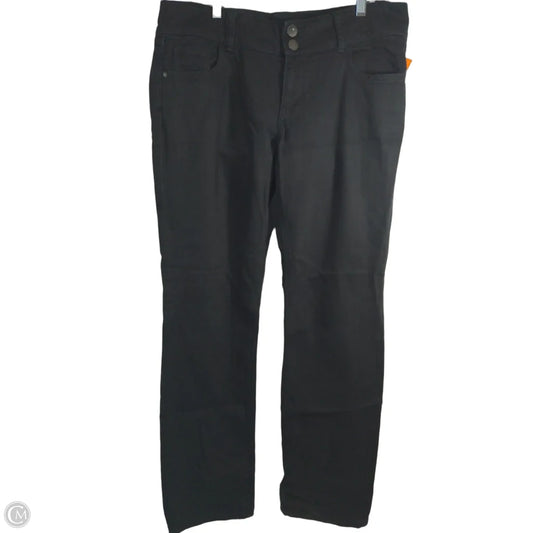 Jeans Straight By Cabi In Black, Size: 10