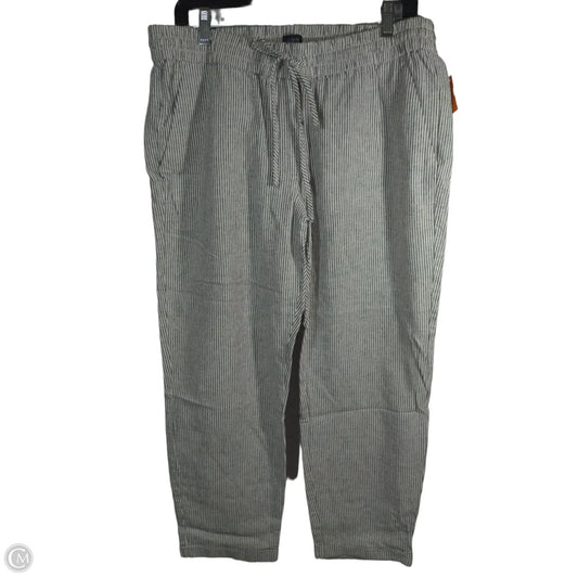 Pants Linen By J. Crew In Striped Pattern, Size: 12