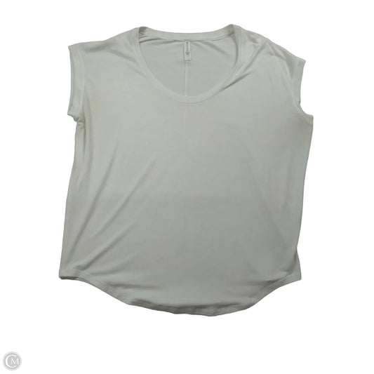 Top Short Sleeve By Athleta In White, Size: M