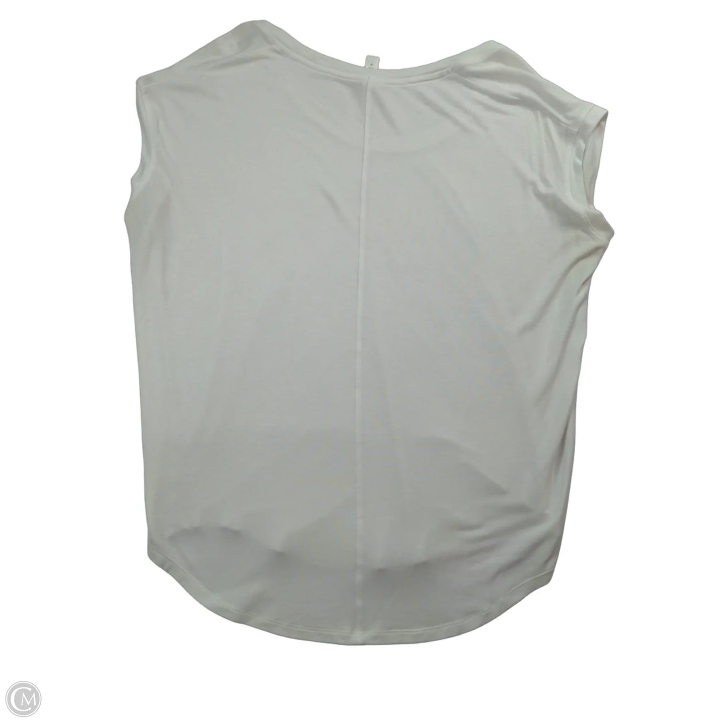Top Short Sleeve By Athleta In White, Size: M