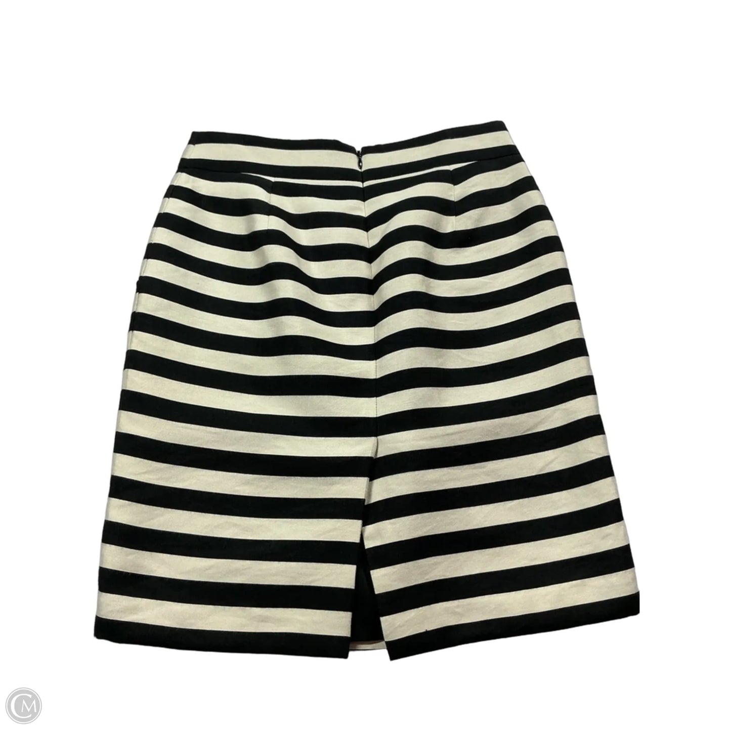 Skirt Midi By Banana Republic In Black & White, Size: 2