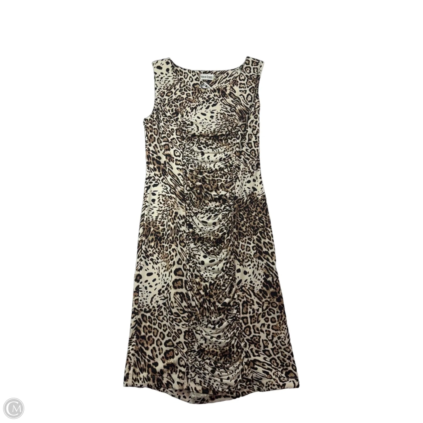 Dress Casual Midi By Marvin Richards In Animal Print, Size: 8