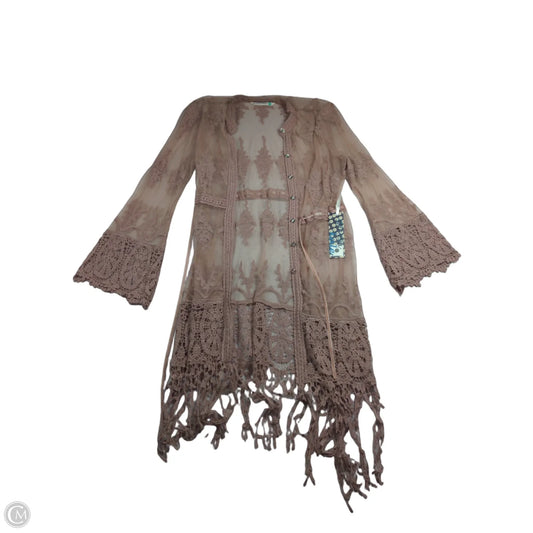 Kimono By Clothes Mentor In Pink, Size: M