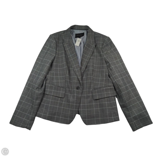 Blazer By Banana Republic In Black & Grey, Size: 14