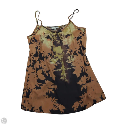 Top Sleeveless By Cabi In Floral Print, Size: S