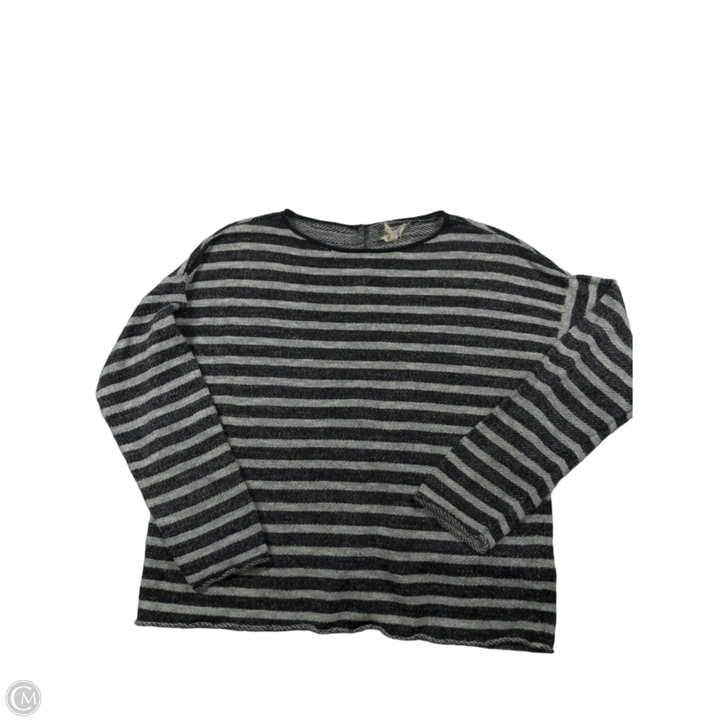 Sweater By Eileen Fisher In Black & White, Size: Xs