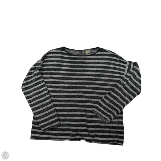 Sweater By Eileen Fisher In Black & White, Size: Xs