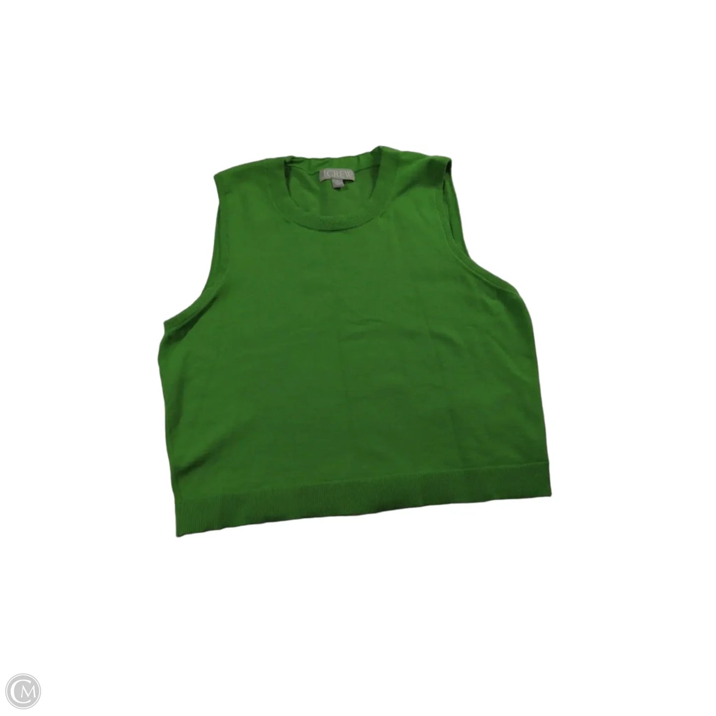 Sweater Short Sleeve By J. Crew In Green, Size: M