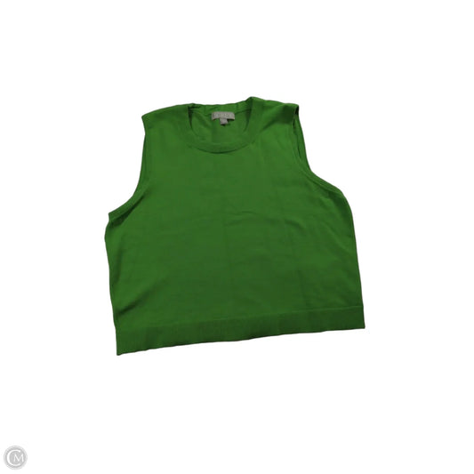 Sweater Short Sleeve By J. Crew In Green, Size: M
