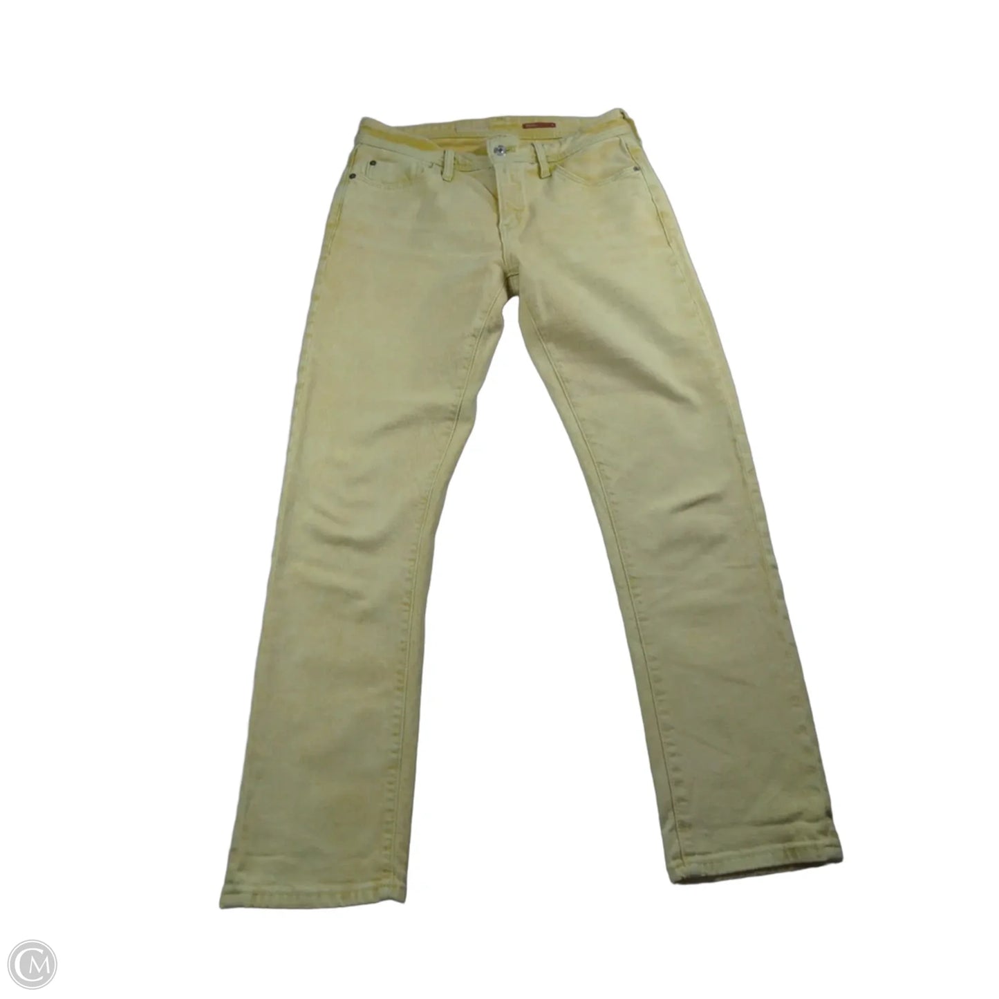 Jeans Straight By Pilcro In Yellow, Size: 4