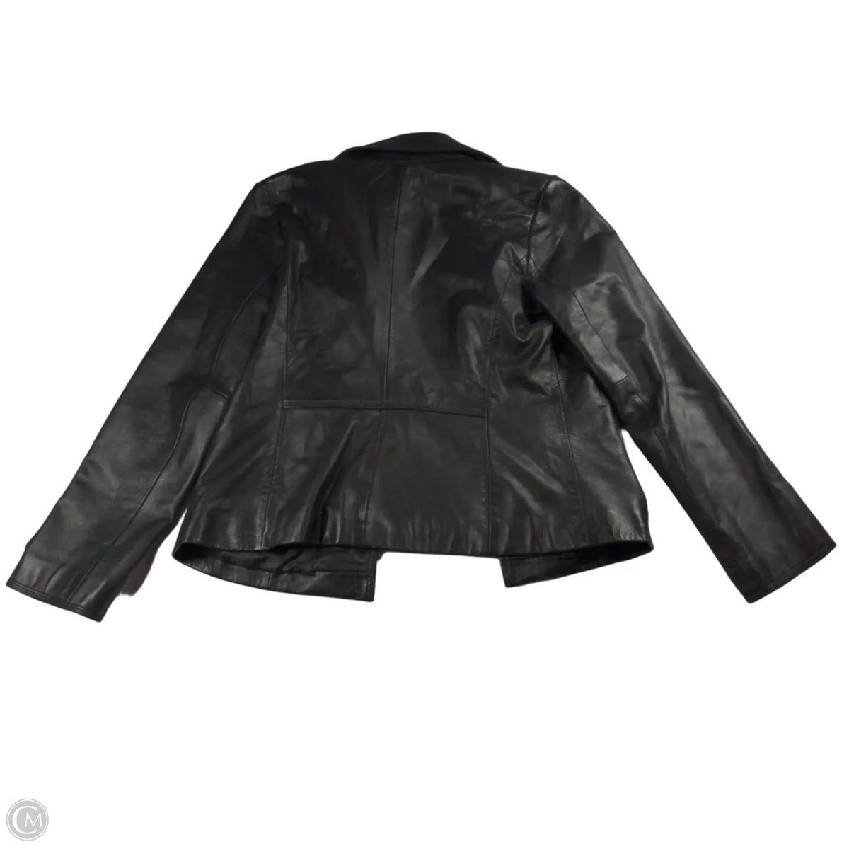 Jacket Leather By Apt 9 In Black, Size: M