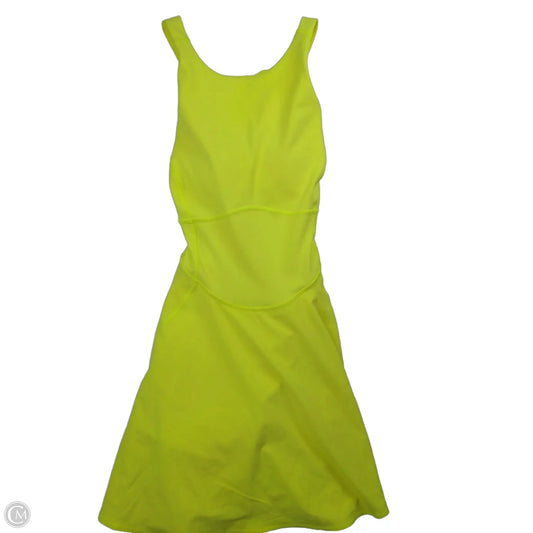 Athletic Dress By Lululemon In Yellow, Size: 4