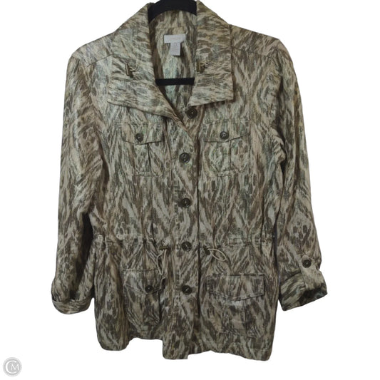 Jacket Other By Chicos In Multi-colored, Size: S