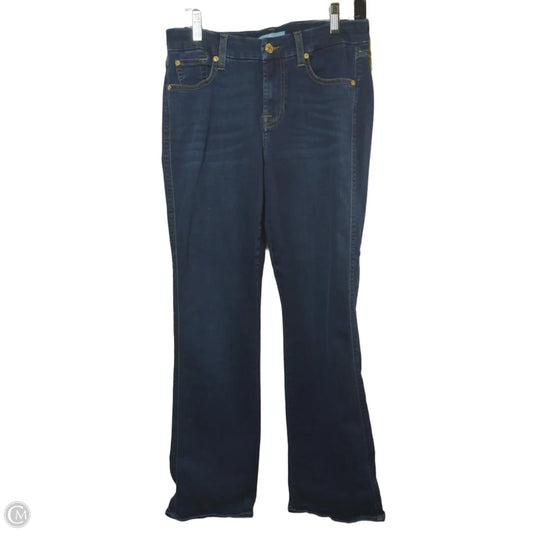 Jeans Flared By 7 For All Mankind In Blue, Size: 8