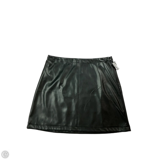 Skirt Midi By Gap In Black, Size: L