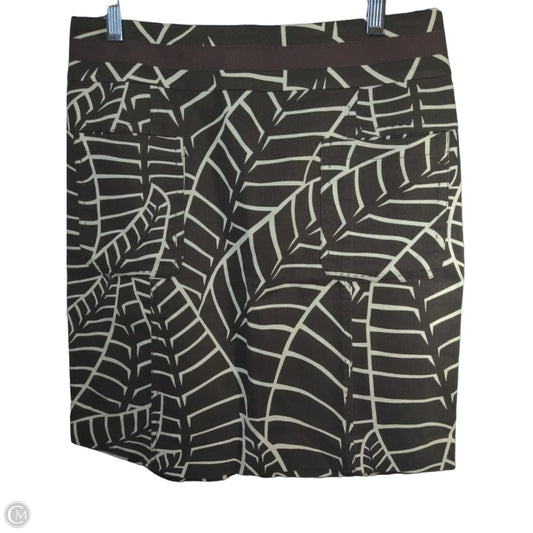 Skirt Mini & Short By Cma In Brown & Cream, Size: 4