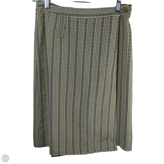 Skirt Designer By Tory Burch In Black & Brown, Size: 0