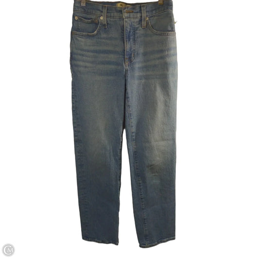 Jeans Straight By Madewell In Blue, Size: 2