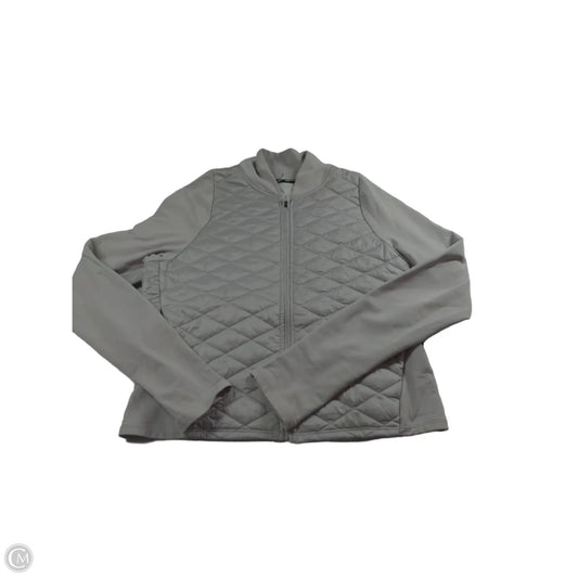 Jacket Puffer & Quilted By Nike In Grey, Size: S