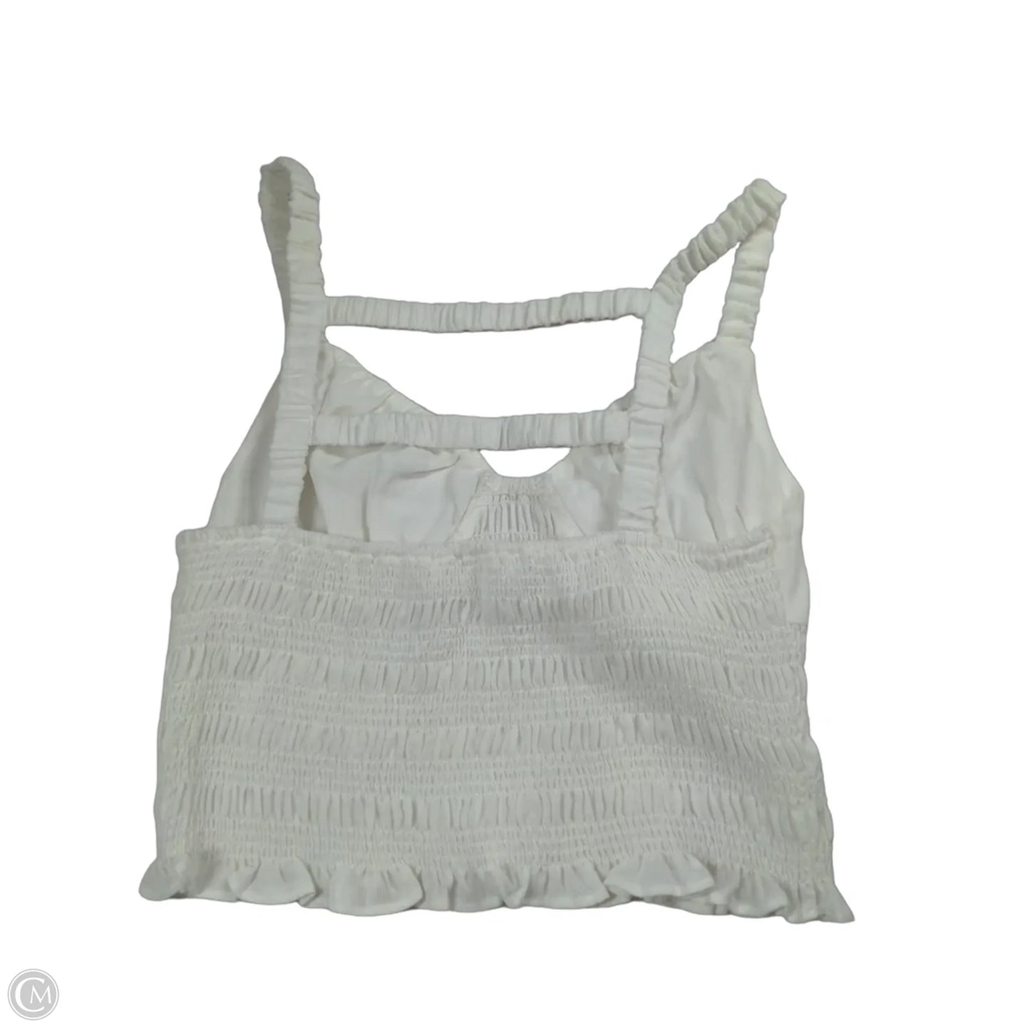 Top Sleeveless By Le Lis In White, Size: M