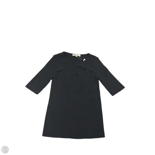 Top Short Sleeve By Loft In Black, Size: M