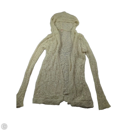 Sweater Cardigan By Clothes Mentor In Beige, Size: M
