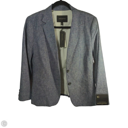 Blazer By Banana Republic In Grey, Size: 10