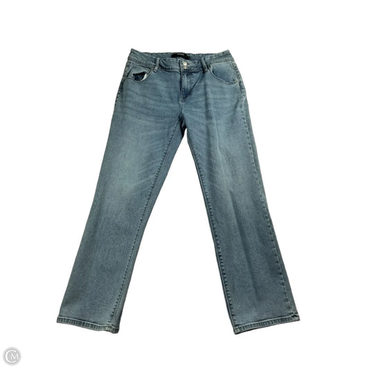 Jeans Straight By Hudson In Blue Denim, Size: 10