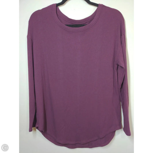 Top Long Sleeve By Lou And Grey In Maroon, Size: S