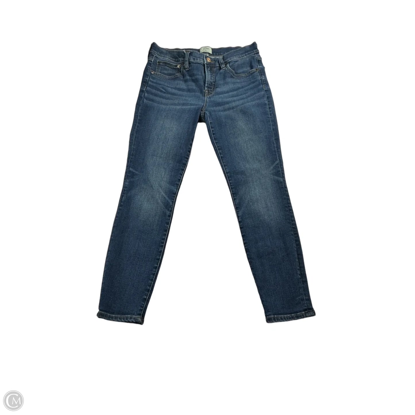 Jeans Skinny By J. Crew In Blue Denim, Size: 6p