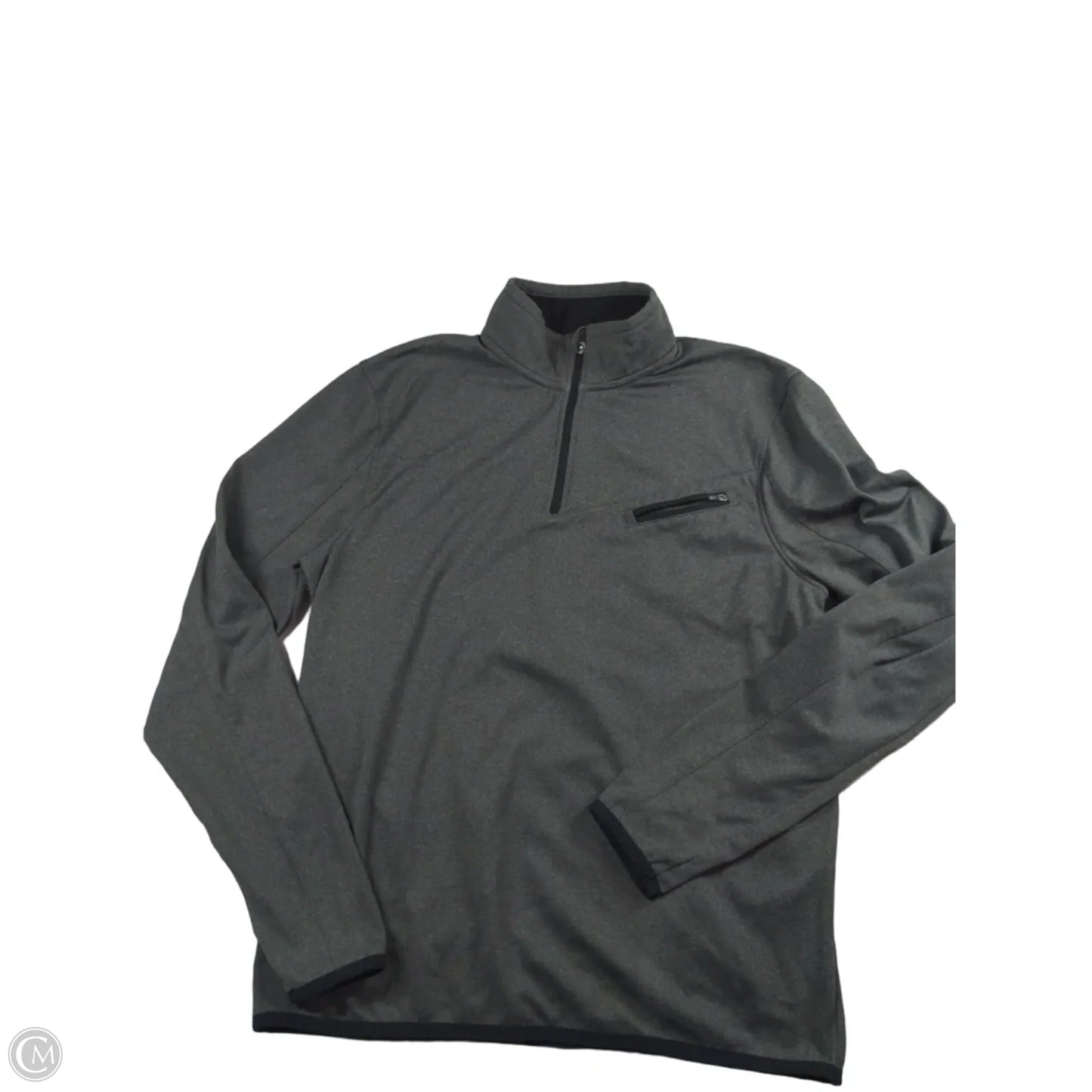Athletic Jacket By Fila In Grey, Size: M