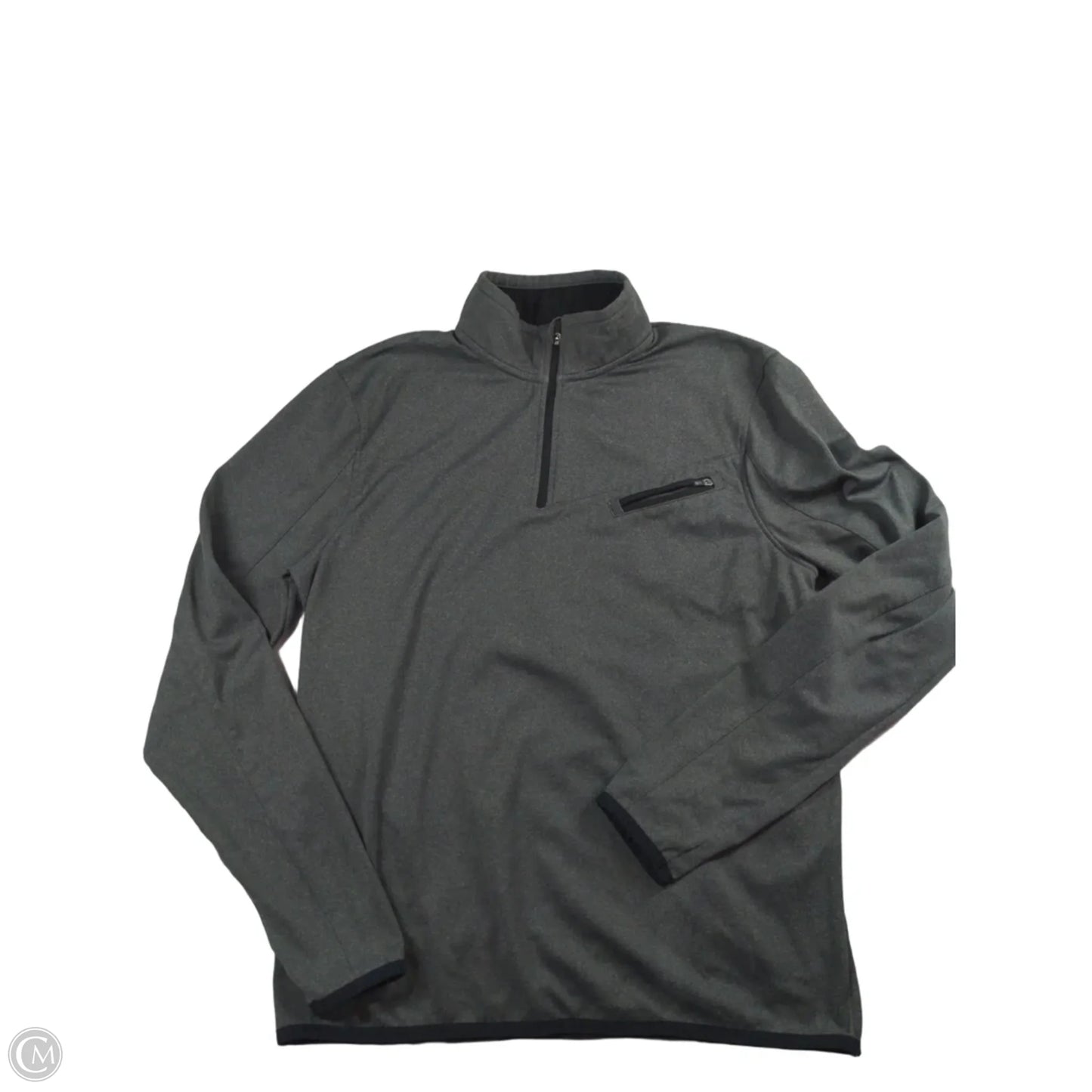 Athletic Jacket By Fila In Grey, Size: M