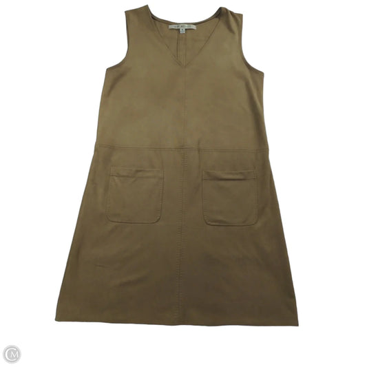 Dress Casual Short By Max Studio In Tan, Size: M