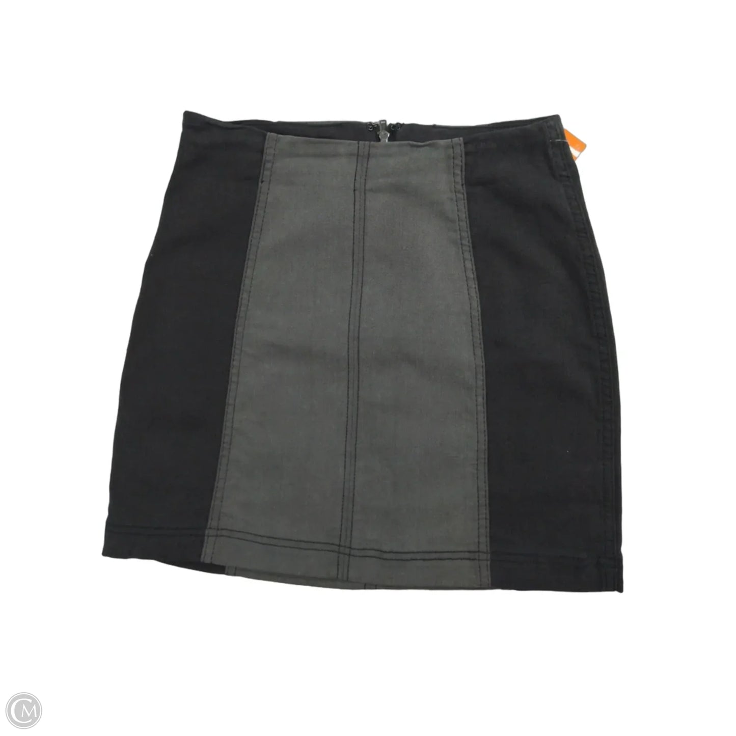 Skirt Mini & Short By Free People In Black & Grey, Size: 4
