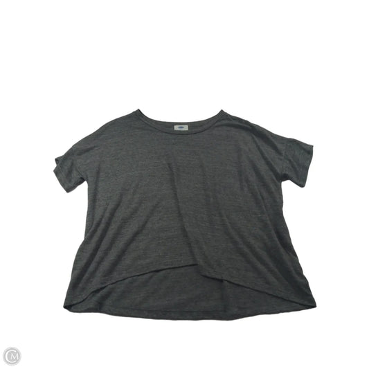 Top Short Sleeve Basic By Old Navy In Grey, Size: Xs