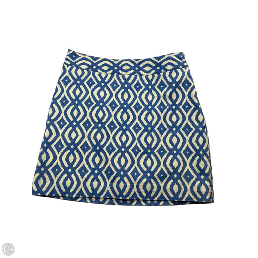 Skirt Mini & Short By Vineyard Vines In Blue & White, Size: 2