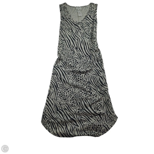 Dress Casual Maxi By Soma In Animal Print, Size: M