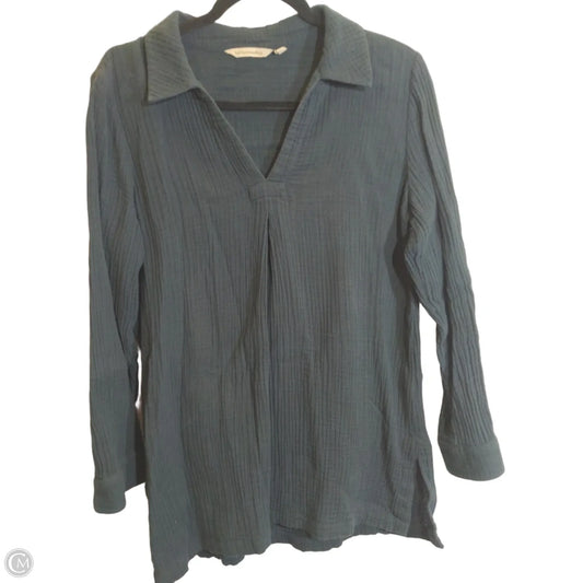 Tunic Long Sleeve By Soft Surroundings In Black, Size: M
