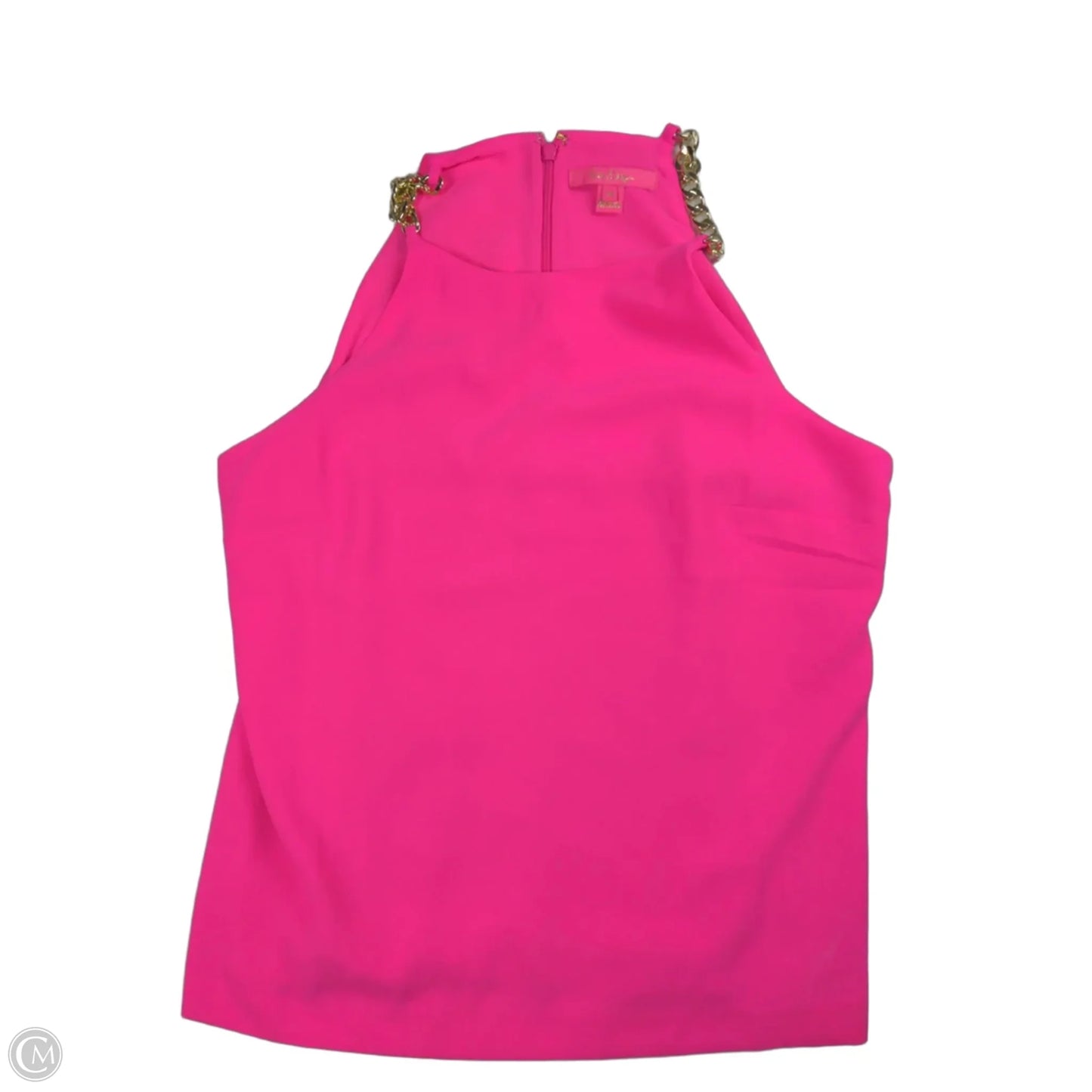 Top Sleeveless Designer By Lilly Pulitzer In Pink, Size: M